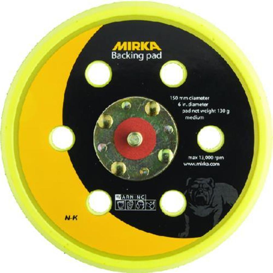 6in. 5MM Grip Faced Soft Vacuum Backup Pad