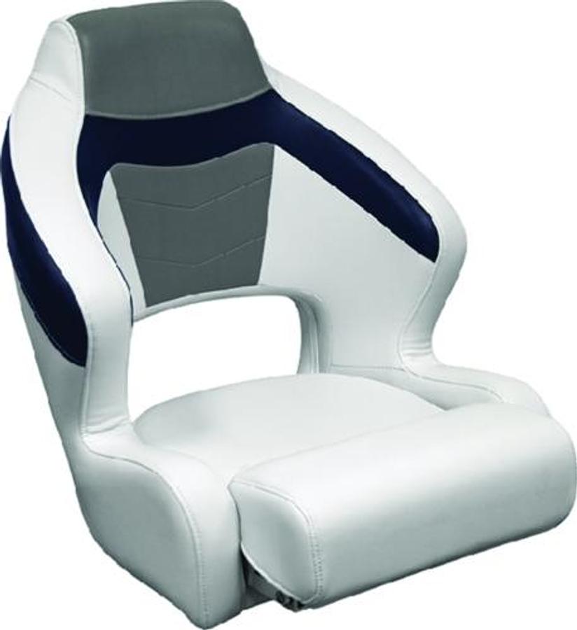 Baja XL Bucket Seat With Flip Up Bolster - Brite White/Grey/Midnight
