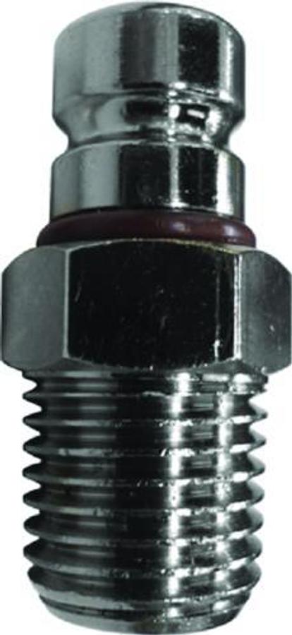Chrome Plated Brass Male Tank Fitting - 1/4in. NPT