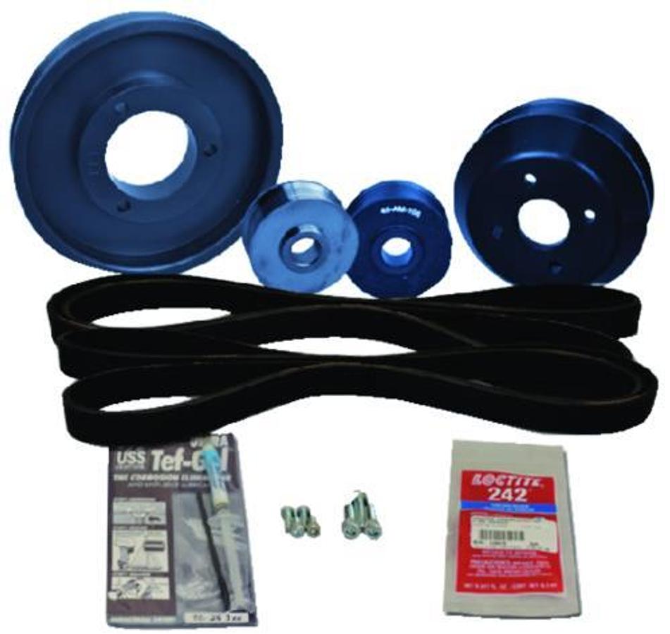 Serpentine Pulley Conversion Kit for Nanni Diesel Engines