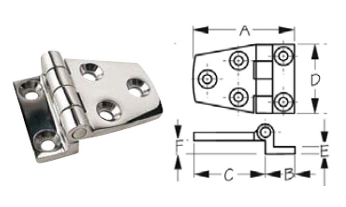 Offset Hinge - 2pk.