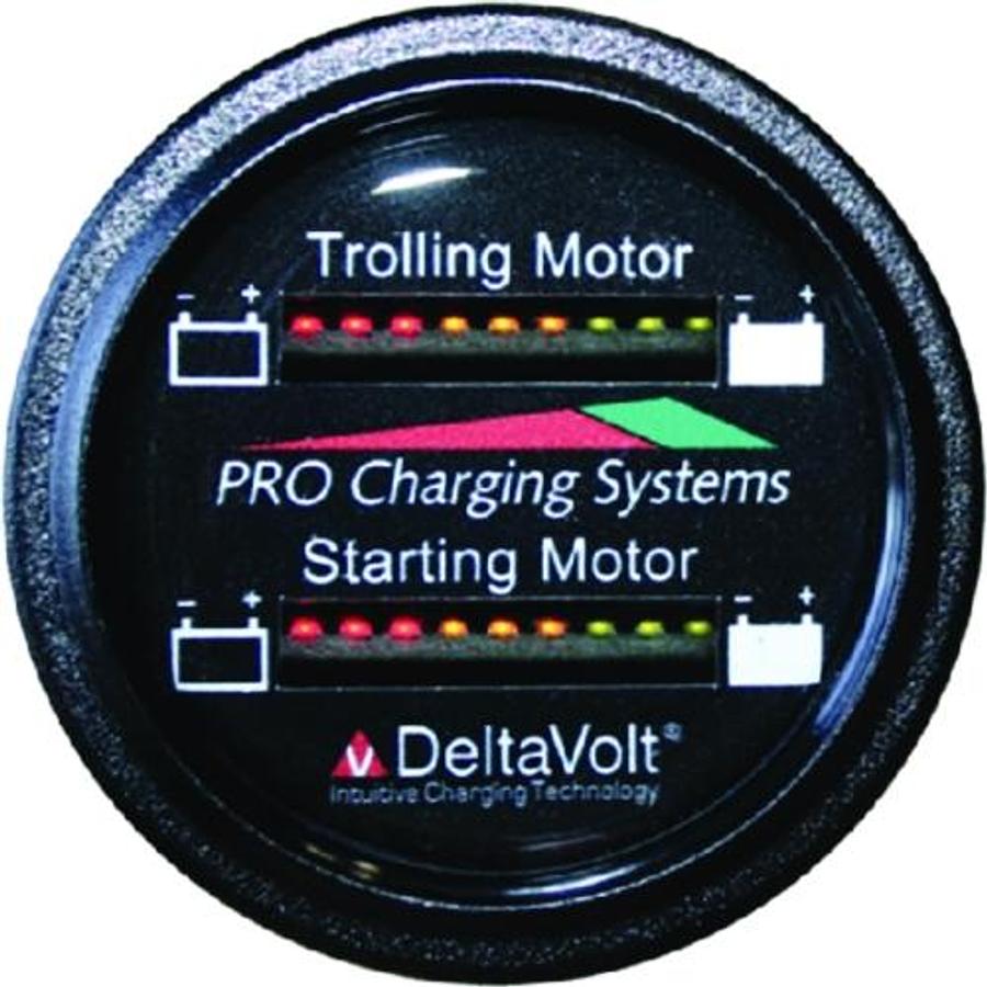 Lithium Battery Gauge - Dual Round