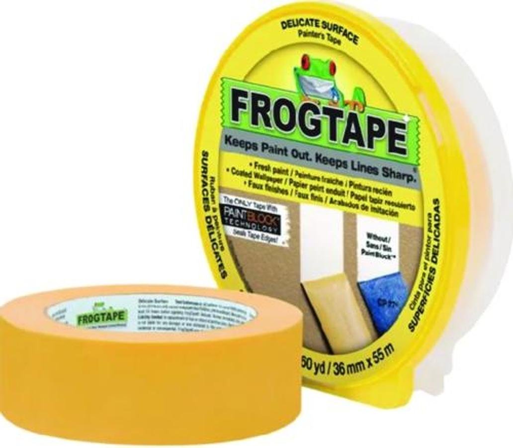 CF160 Frogtape Delicate Surface Tape - 1in. x 180ft. - Yellow