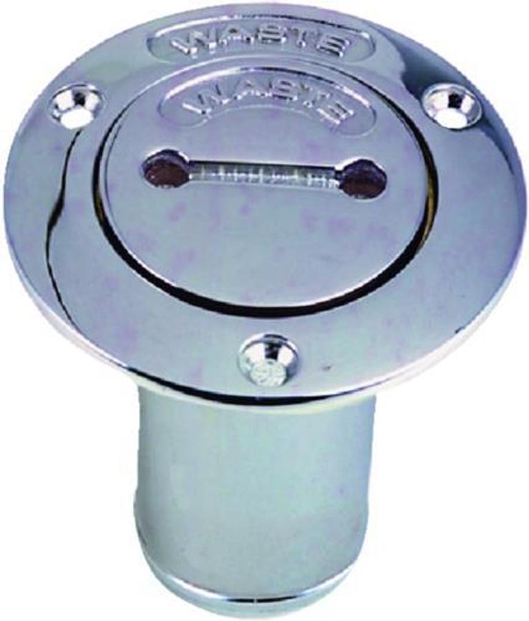 Waste Deck Fill for 1-1/2in. Hose - 3-1/2in.L - 3-1/8in. Flange