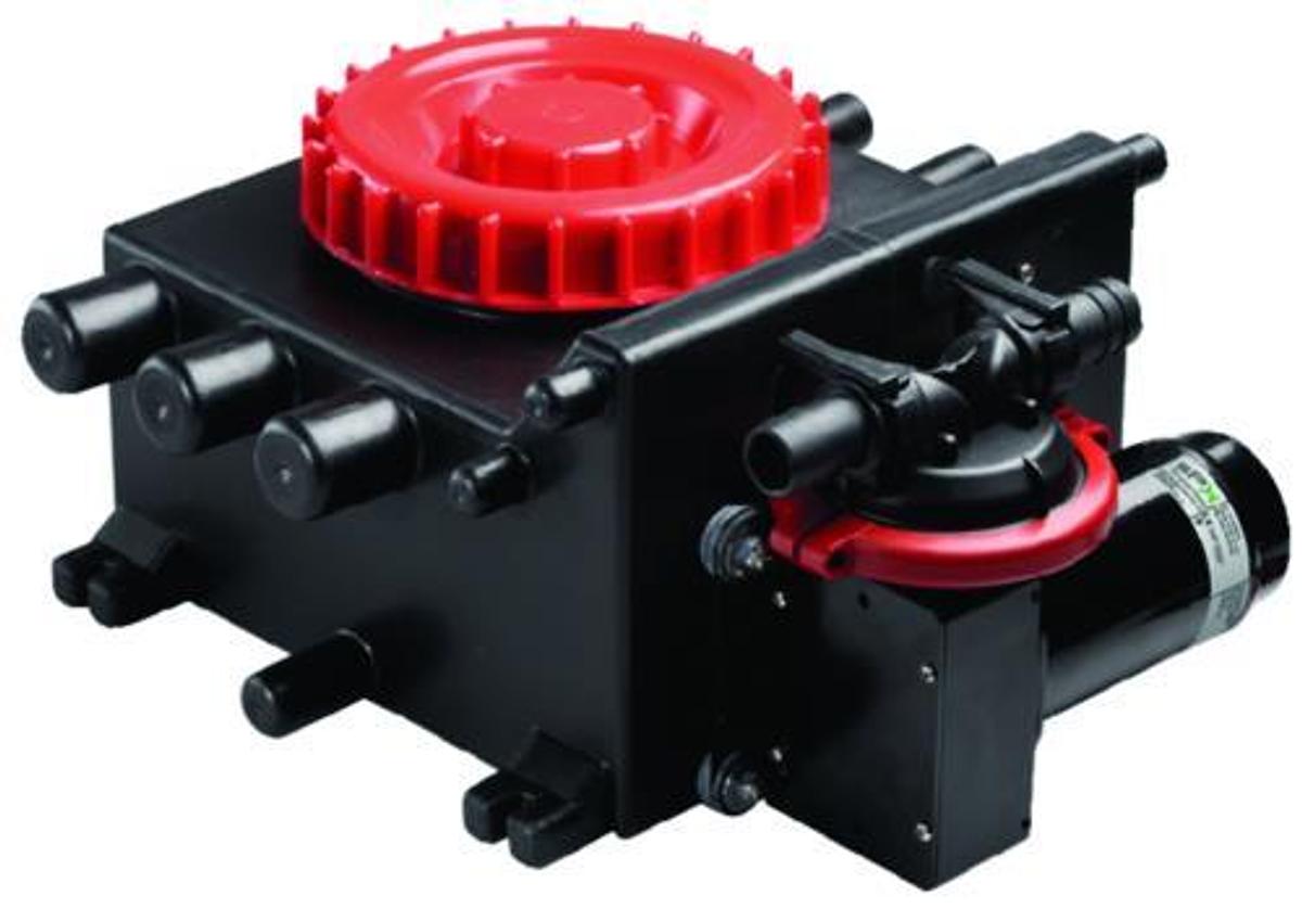 Viking Power 16 Combo Grey Water Tank - 270 GPH - 12 Volts