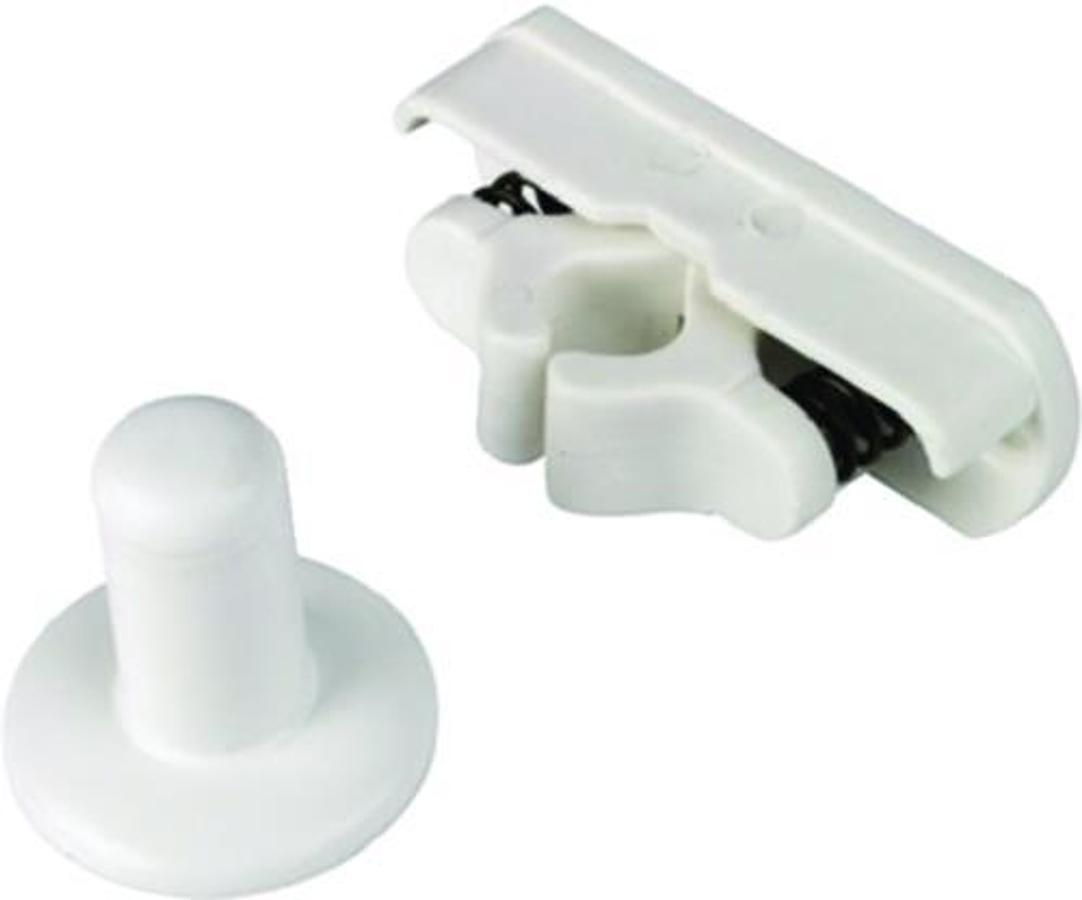 Spring Loaded Door Catch - Vertical Mount