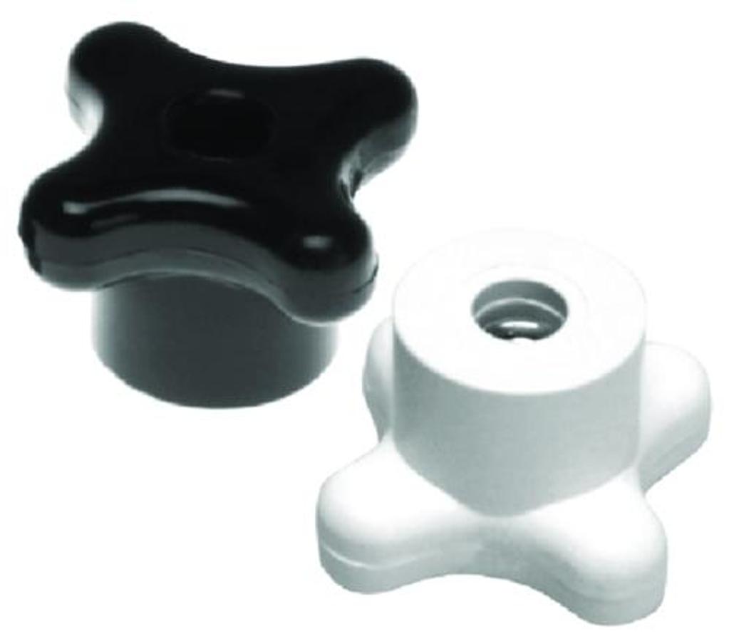 Replacement Safety Twist Knobs Only - 1/4-20 - Black - 2/Pkg
