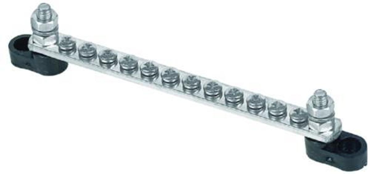 Single Battery Distribution Bus Bar - 12 Screws