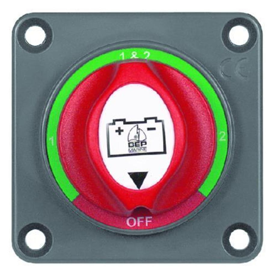 Panel-Mounted Battery Selector Switch - 6 to 48 Volts
