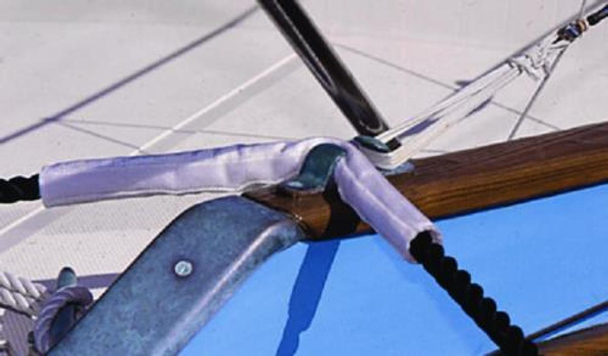 Secure Removable Chafe Guards for 3/8in. to 7/8in. Line - 16in. - 1 Pair - White