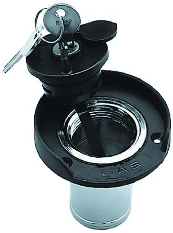 Chromalex Gas Deck Fill with Lock - 1-7/8in.L - 1-1/2in. Hose - #6 Fastener