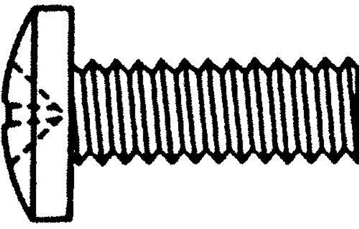 Pan Head Machine Screws - 10-24 x 1