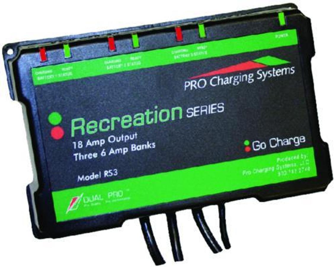 Recreation Series Battery Charger - 3 Banks - 18 Amps