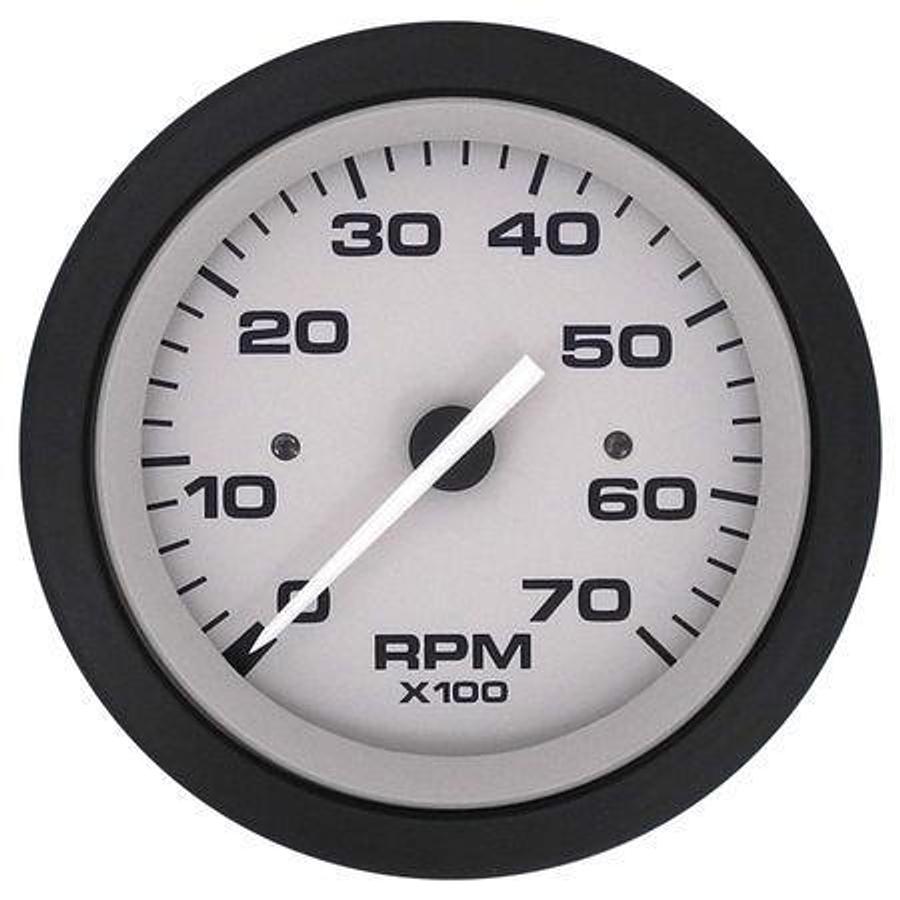 Driftwood 3in. Tachometer - 0-7000 RPM - Electric, Outboard & 4-Stroke Gas