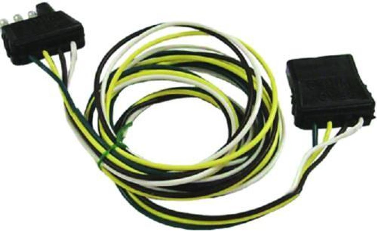4 Pole Flat Connector Rewire Kit - Trailer & Car Sides