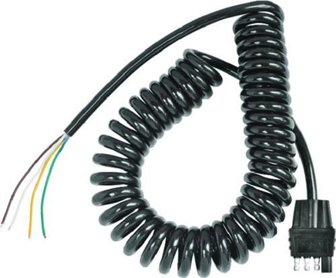 Flat Trailer End Connector - 4-Pin