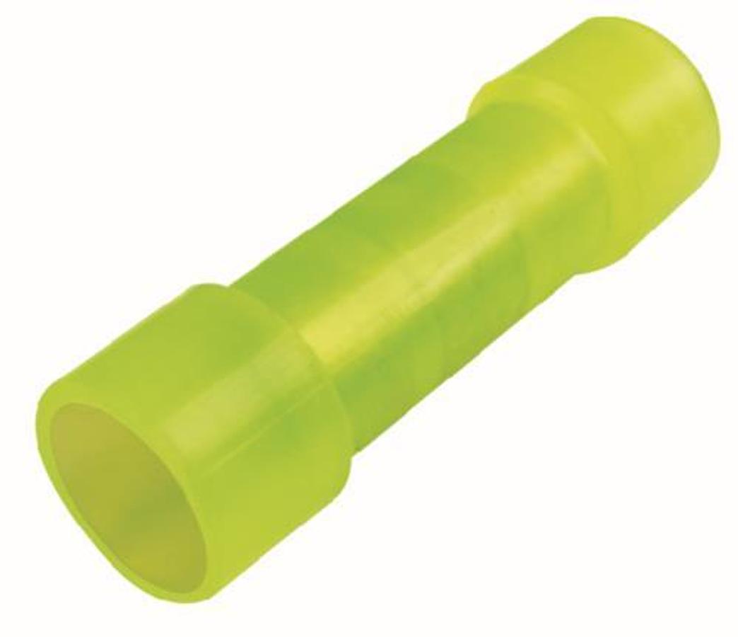 Nylon Insulated Butt Connectors - 12-10 Wire Range - Yellow - 7pk