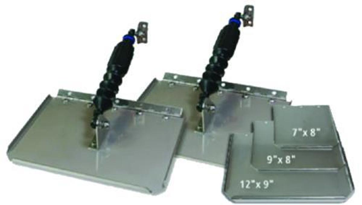 Smart Tabs w/ 30lb. Actuator - 9in. x 8in. - 12ft-15ft. Boat