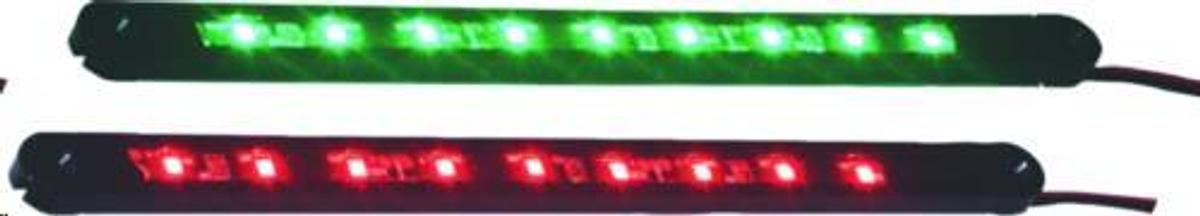 LED Flex Strip Bow Light Set - 6in - Red & Green
