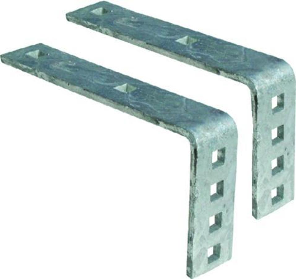 Galvanized Fender Brackets - Small Flush