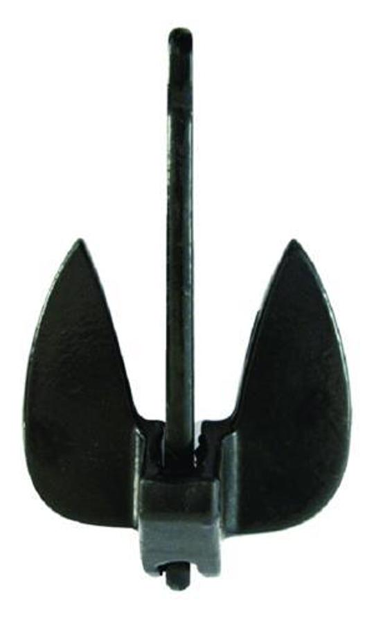 Vinyl-Coated Navy Anchor - 15lbs. - Black