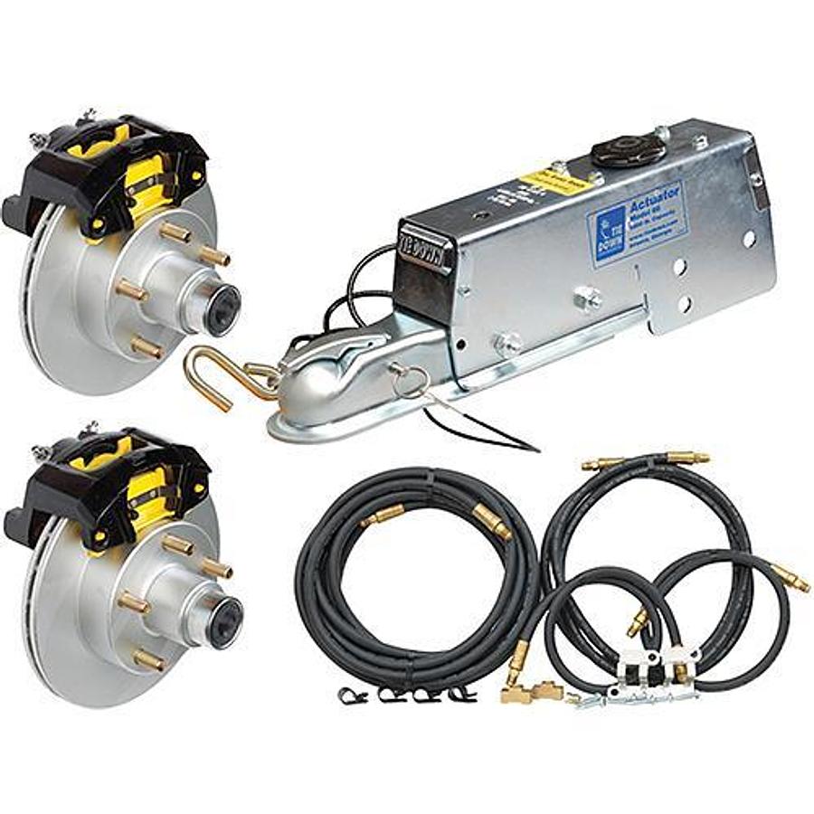 Complete Vented Rotor Disc Brake Kit - 10in.