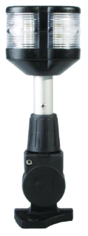 Series 2010 Combo Masthead/All-Round Lamp - Fixed Mount - 3in. x 1 11/32in. Base - 4in. H