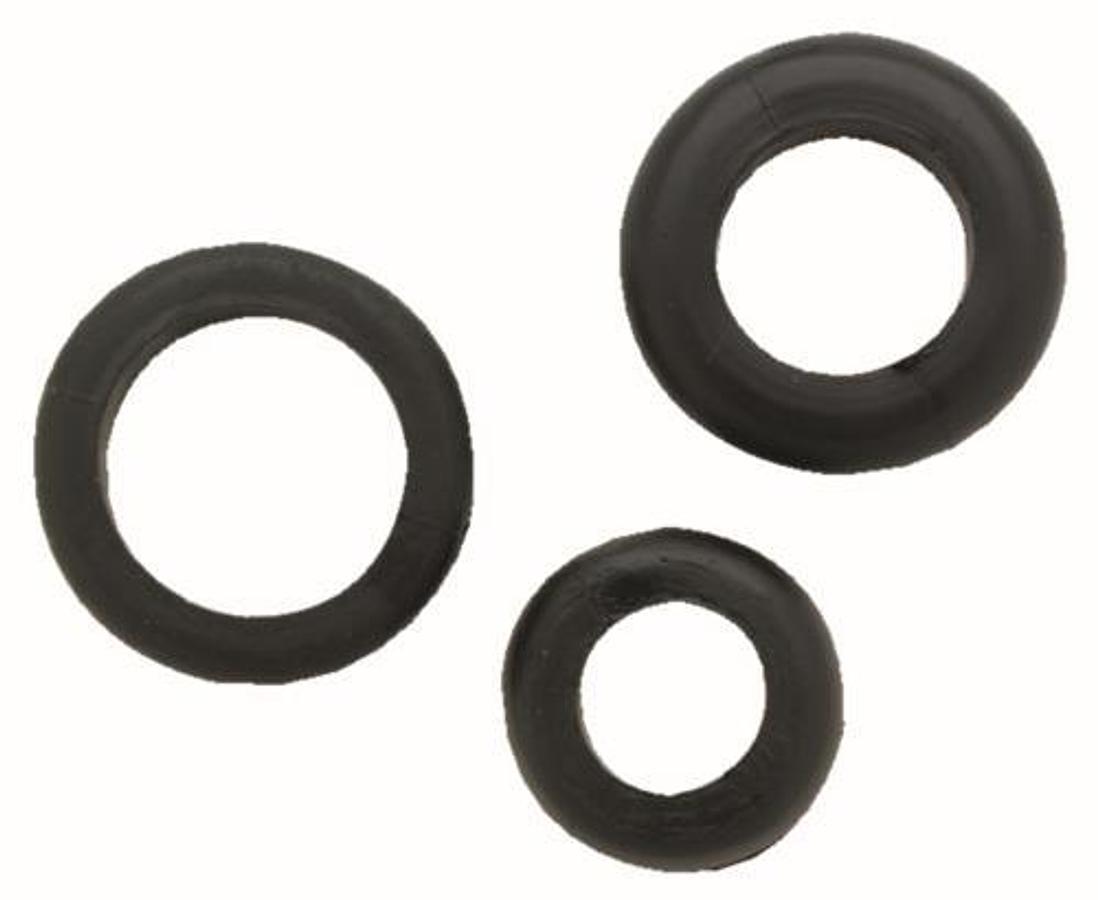 Flexible Black Vinyl Grommets - 3/8in.