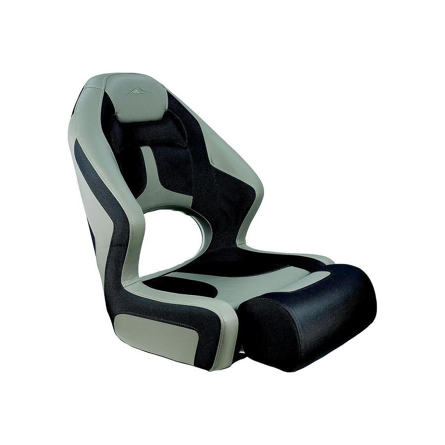 Deluxe Sport Flip-Up II Seat - Charcoal/Light Gray