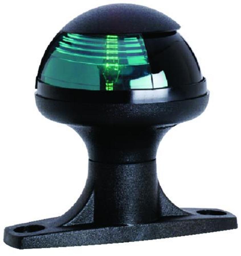 Pulsar Side Light with Raised Base - Starboard - Green Lens