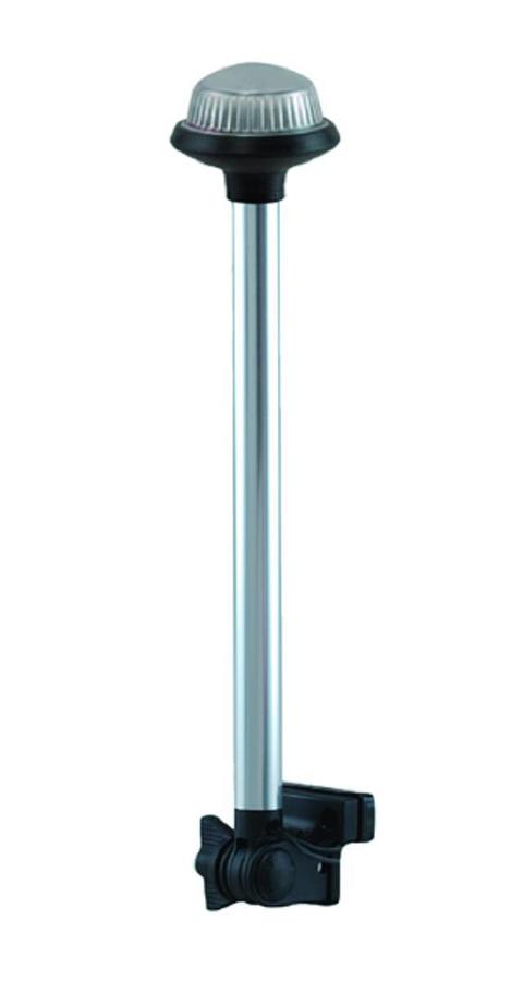 Reduced Glare All-Round Pole Light - Vertical Mount - 2 1/4in. x 5/8in. Base - 13 3/8in. H