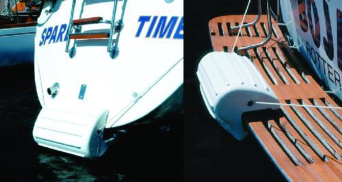 Transom Fender - 10in. x 22in. - White