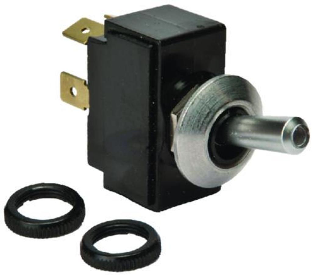 SPST Illuminated (On)/Off Toggle Switch w/ Light