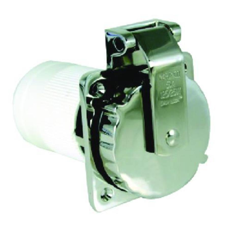 50A/125V Stainless Steel Power Inlet