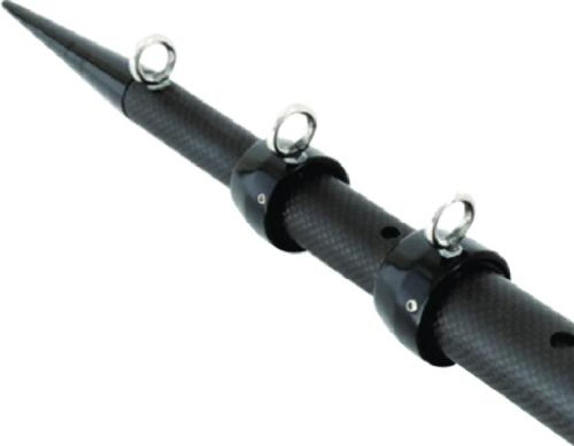 XD 3K Carbon Fiber Telescoping Center Outrigger - 18ft. x 1-1/2in. - Matt Black/Black