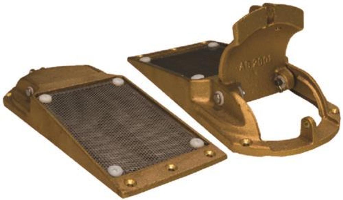 APHS Series External Hull Strainer with Access Door - 1-1/4in. Max T-Hull
