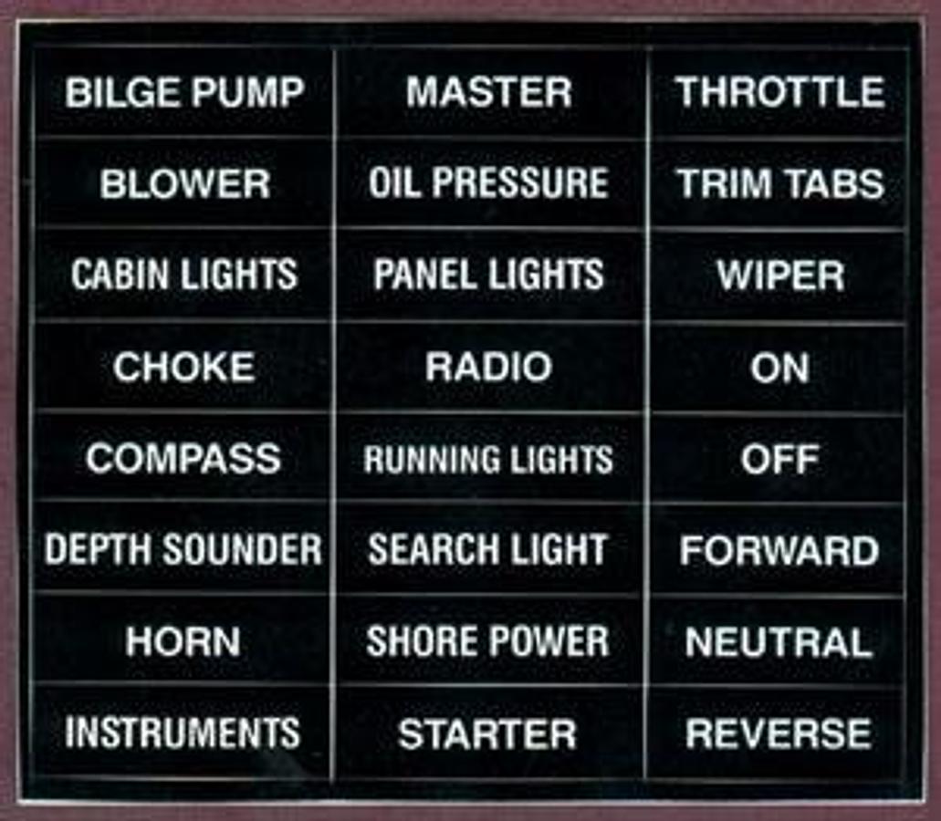 Pressure Sensitive Identi-Label Set