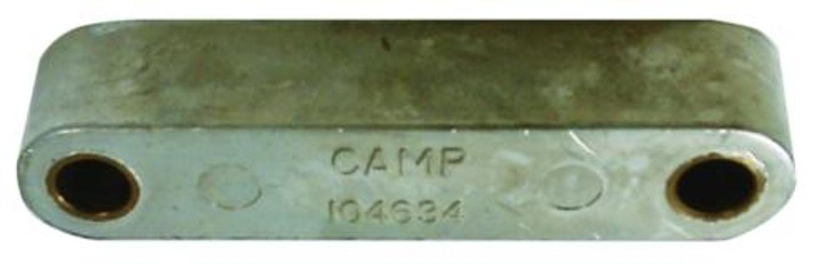 Hammilton Jet Drive Zinc Bar - 4in. L x 13/16in. W x 13/16in. H