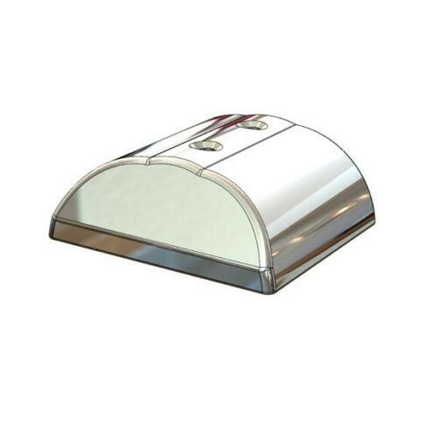 Separate Components End Caps - Lg - Stainless