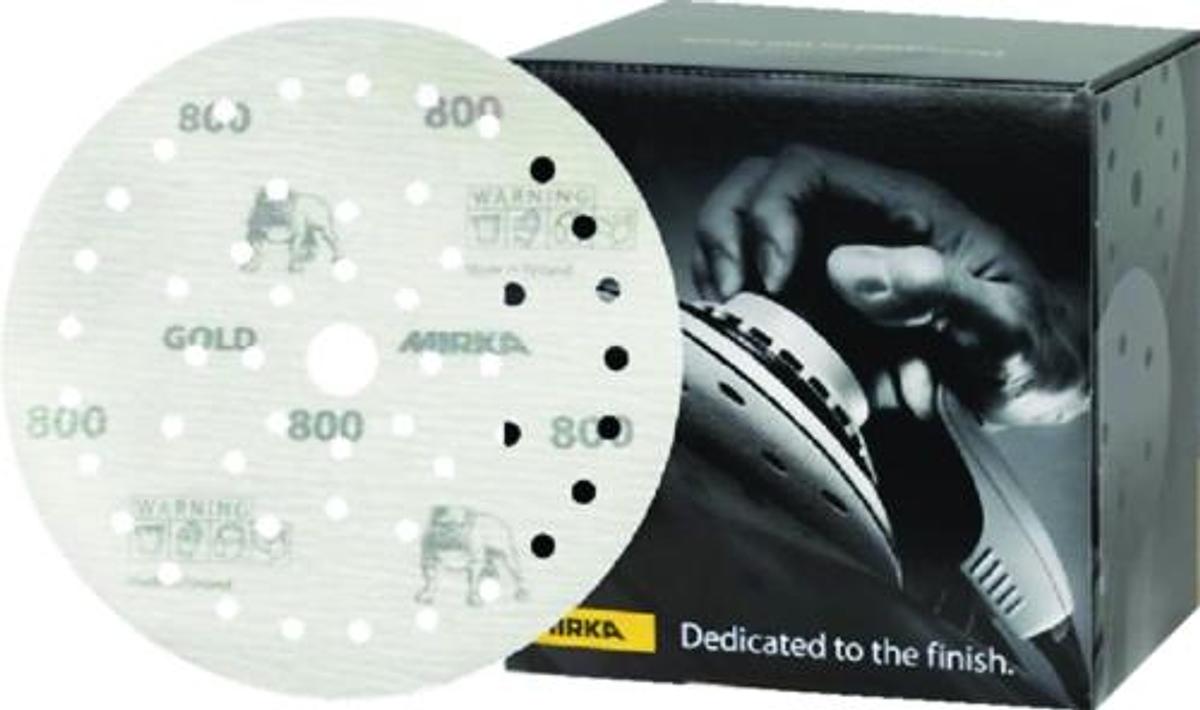 5in. Gold Film Multifit Dust Free Discs - Grade P1000