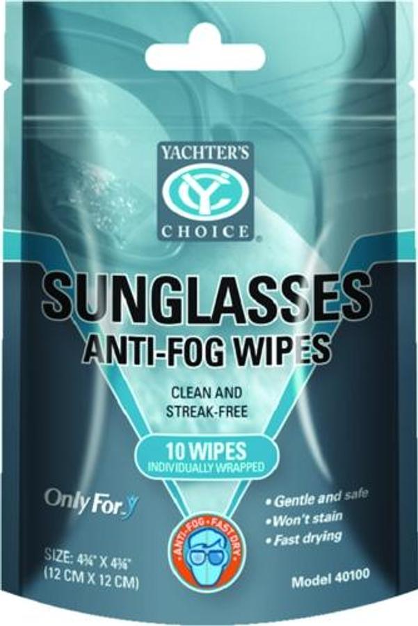 Sunglasses Anti-Fog Wipes - 10/Pkg. Resealable Pouch