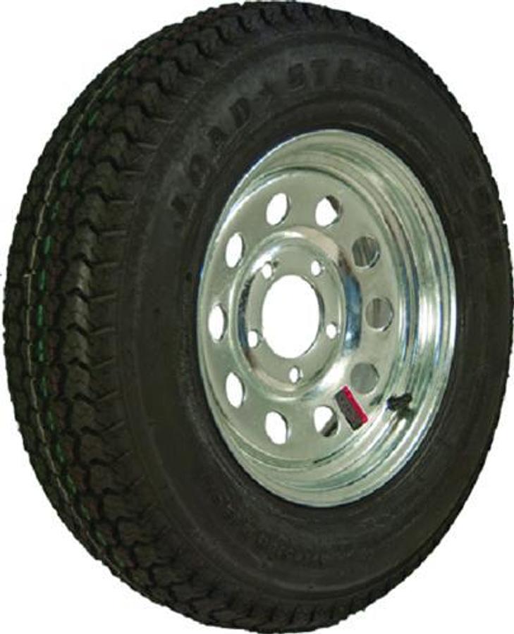 K550 15in. ST Bias Modular Tire and Wheel Assembly - Max Load 1820lbs. - 5 Lug - Galvanized