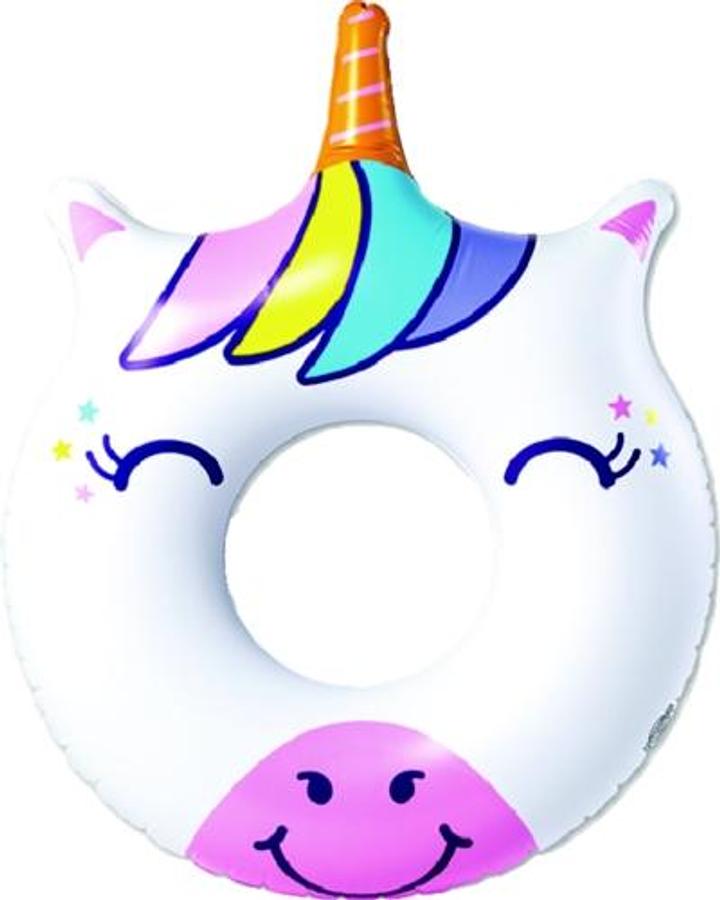 Unicorn Face Vinyl Pool Float