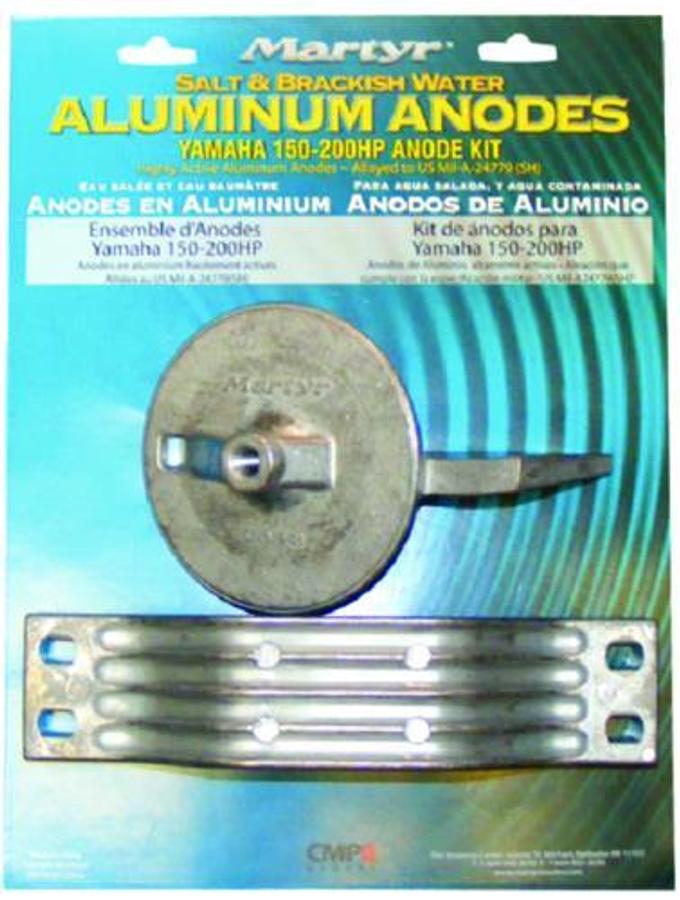 Yamaha Anode Kit - Aluminum - Fits 150-200 HP Outboards