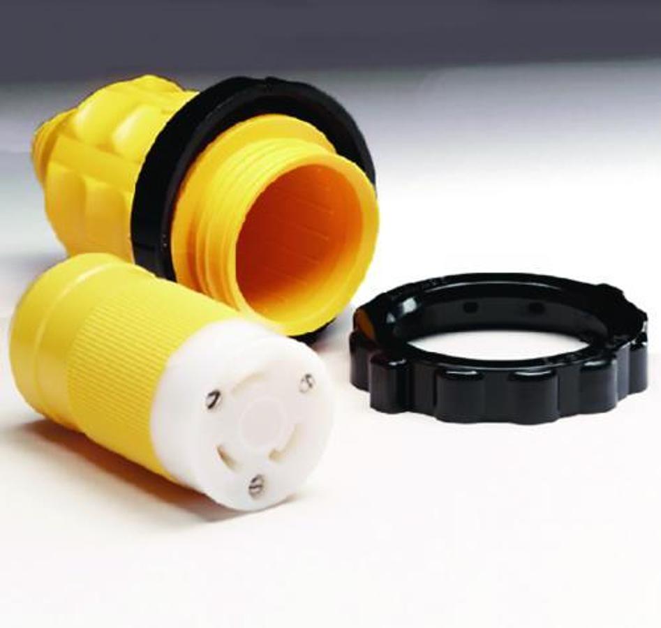 Female 30A/125V Connector and Boot