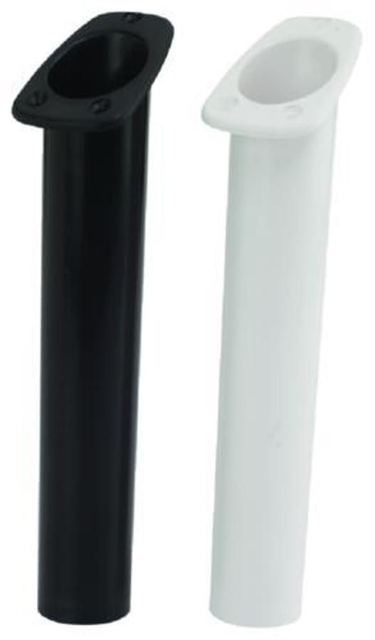 Narrow Gunnel Flush Mount Rod Holder - White