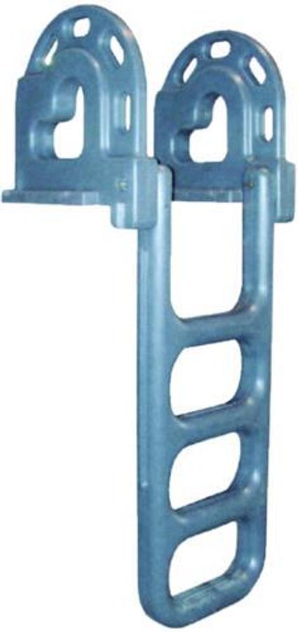 Roto Molded Flip Up Dock Ladder - 4 Steps