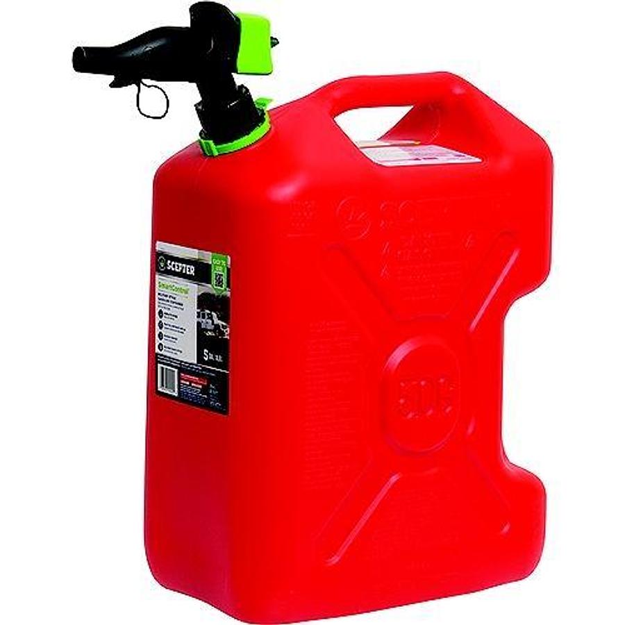 SmartControl Military-Inspired Fuel Container with Rear Handle - 5 Gal.