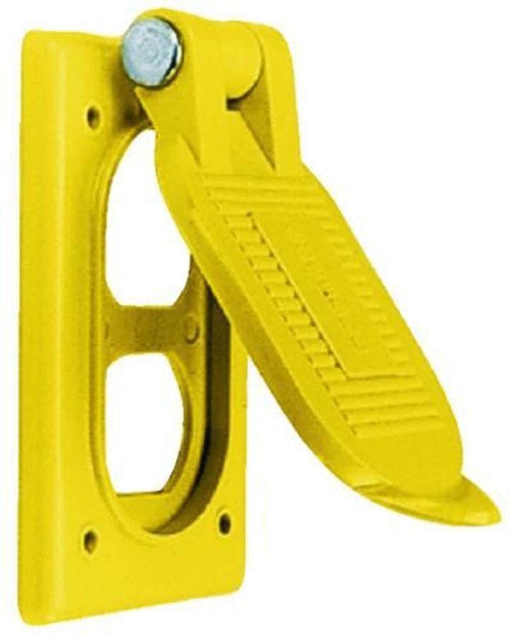 Lift Cover Plate - Yellow