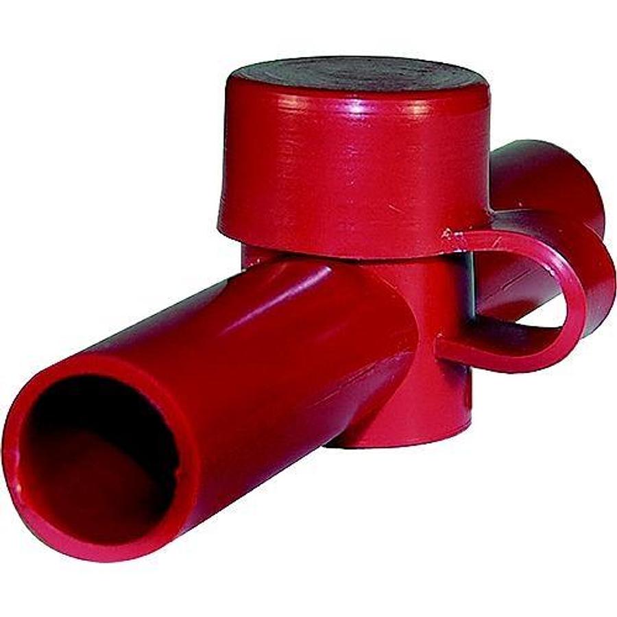 Dual Entry Cable Cap - Red - Up to 2/0 AWG
